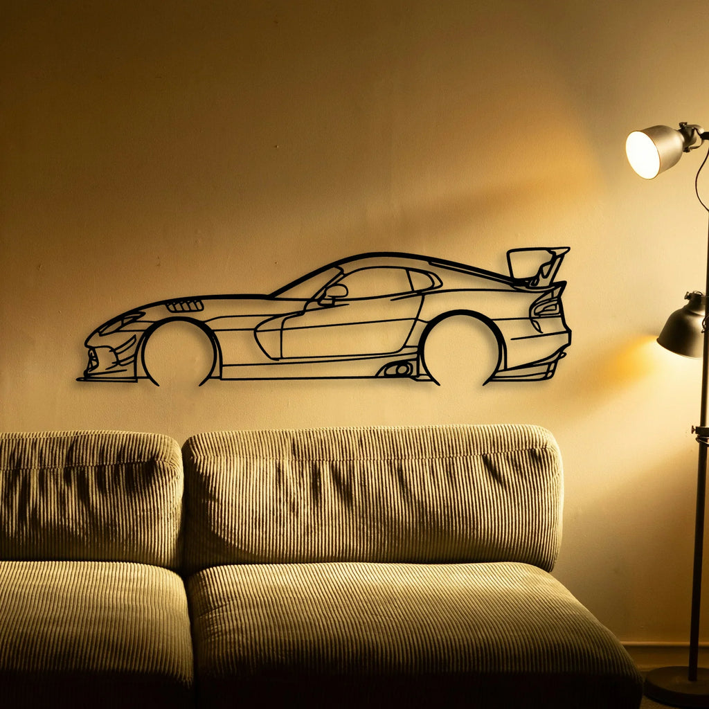 Viper ACR GEN 5 2 Classic Silhouette Metal Wall Art - Tinvibe