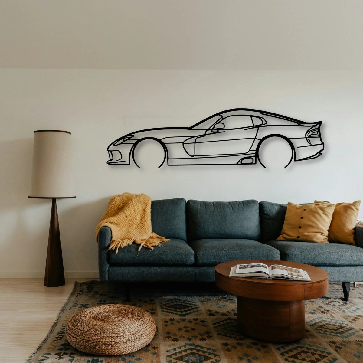 Viper GEN 5 Classic Silhouette Metal Wall Art - Tinvibe