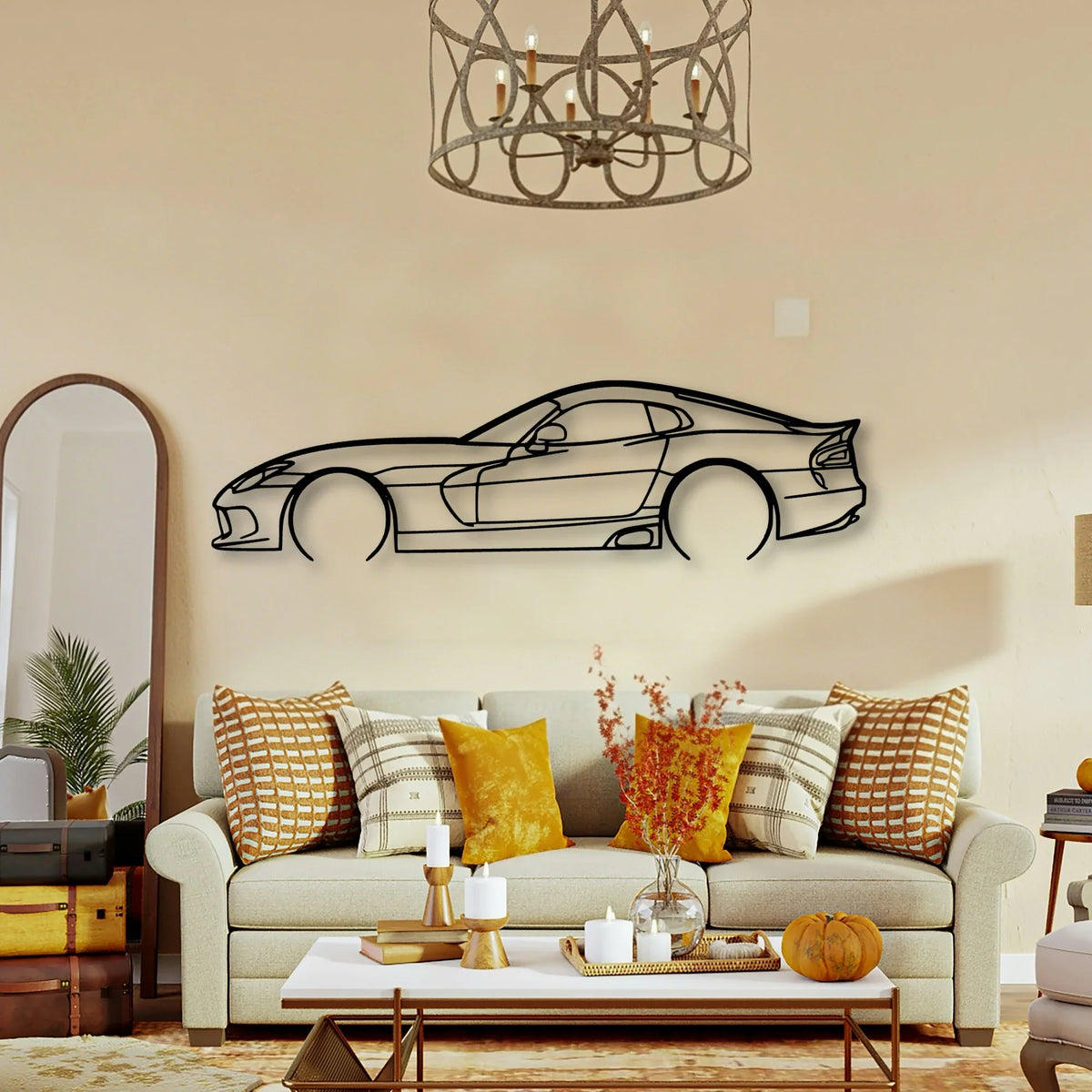 Viper GEN 5 Classic Silhouette Metal Wall Art - Tinvibe