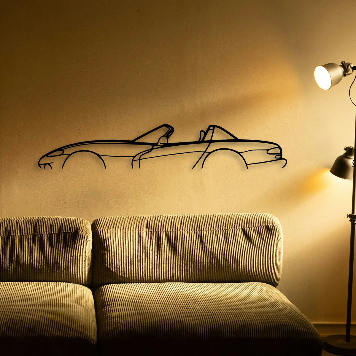 Viper RT 10 1994 Classic Silhouette Metal Wall Art - Tinvibe