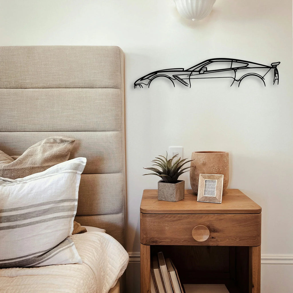 ZR1 C7 Classic Silhouette Metal Wall Art - Tinvibe