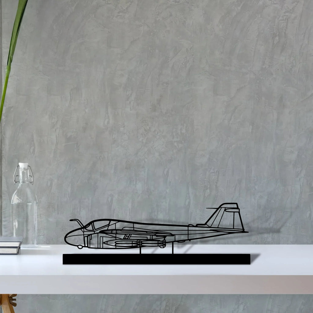 a-6-intruder Silhouette Metal Art Stand - Tinvibe