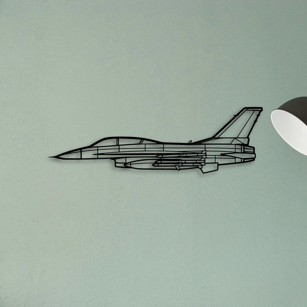 A185F Float Classic Aircraft Silhouette Metal Wall Art - Tinvibe