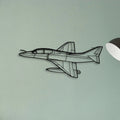 A23 24 Musketeer 4 Classic Aircraft Silhouette Metal Wall Art - Tinvibe