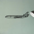 A23 24 Musketeer Classic Aircraft Silhouette Metal Wall Art - Tinvibe