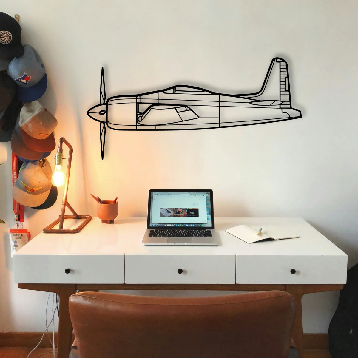 As Sa 202 Bravo Classic Aircraft Silhouette Metal Wall Art - Tinvibe