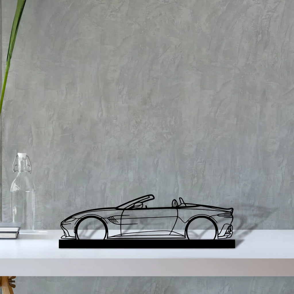 aston-vantage-cabrio Silhouette Metal Art Stand - Tinvibe
