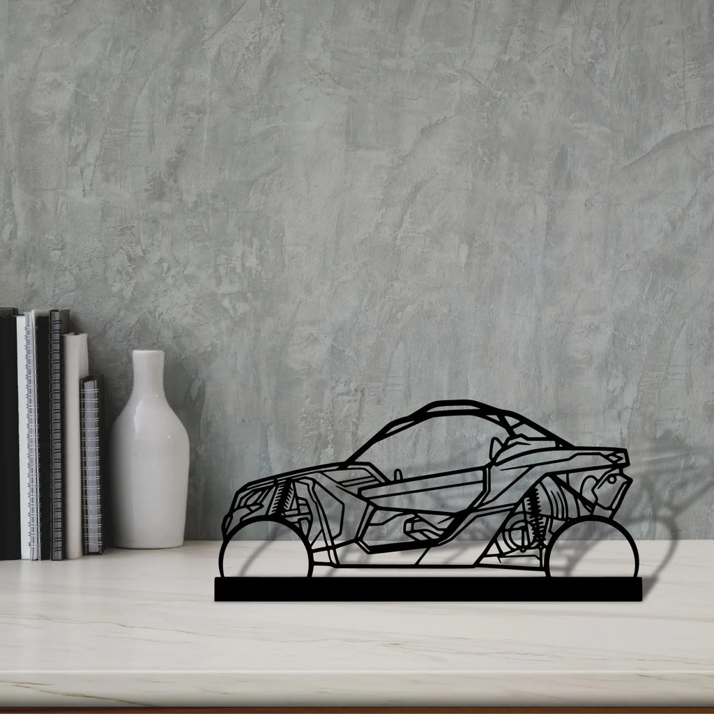 buggy-x3 Silhouette Metal Art Stand - Tinvibe