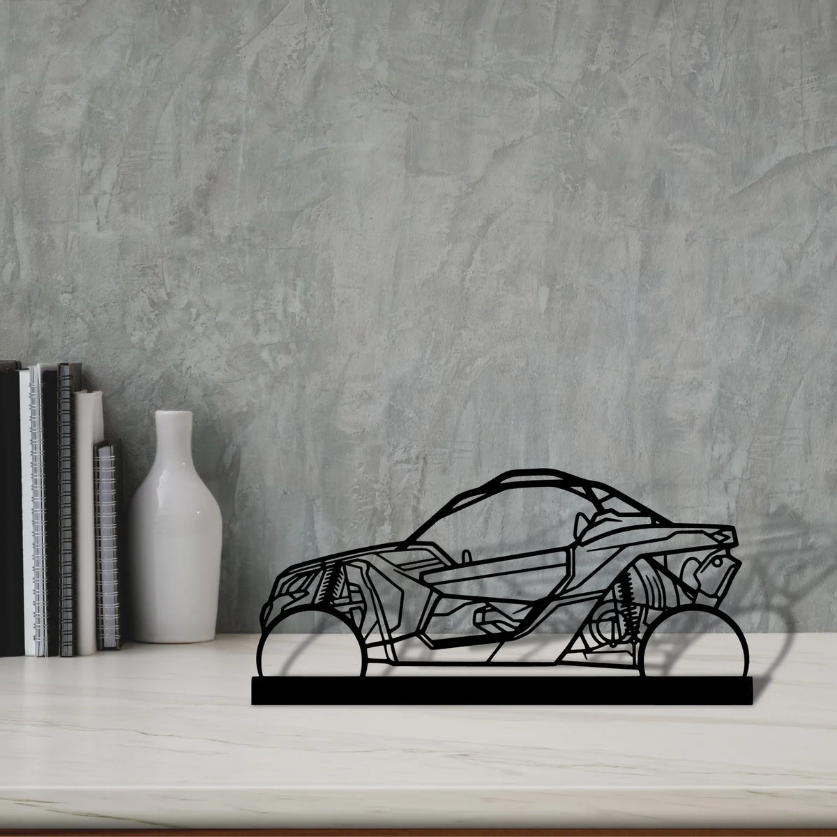 buggy-x3 Silhouette Metal Art Stand - Tinvibe