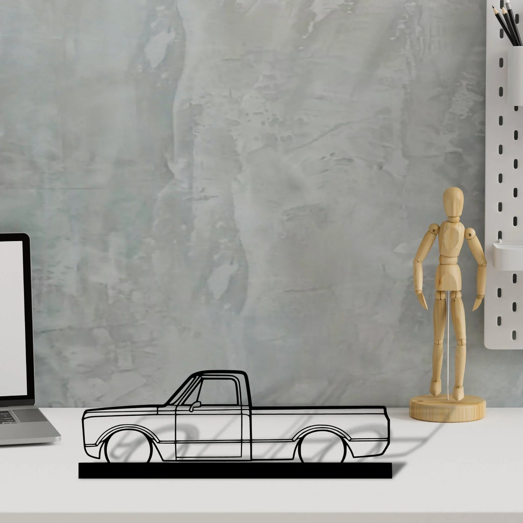 c-10-1971 Silhouette Metal Art Stand - Tinvibe