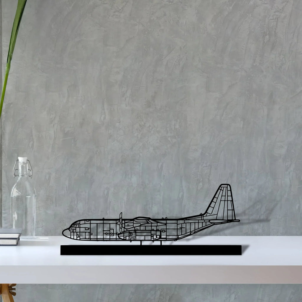 c-130 Silhouette Metal Art Stand - Tinvibe