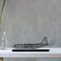 c-130 Silhouette Metal Art Stand - Tinvibe