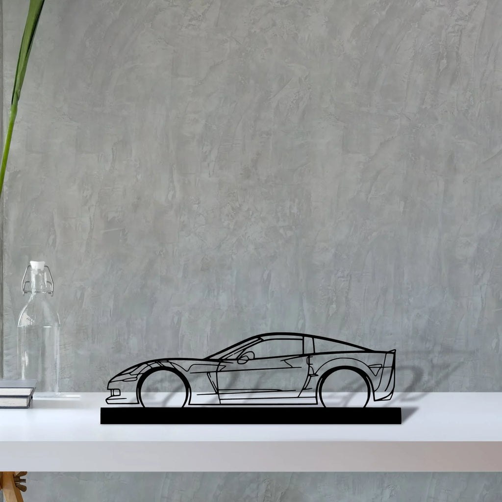 c6-z06 Silhouette Metal Art Stand - Tinvibe