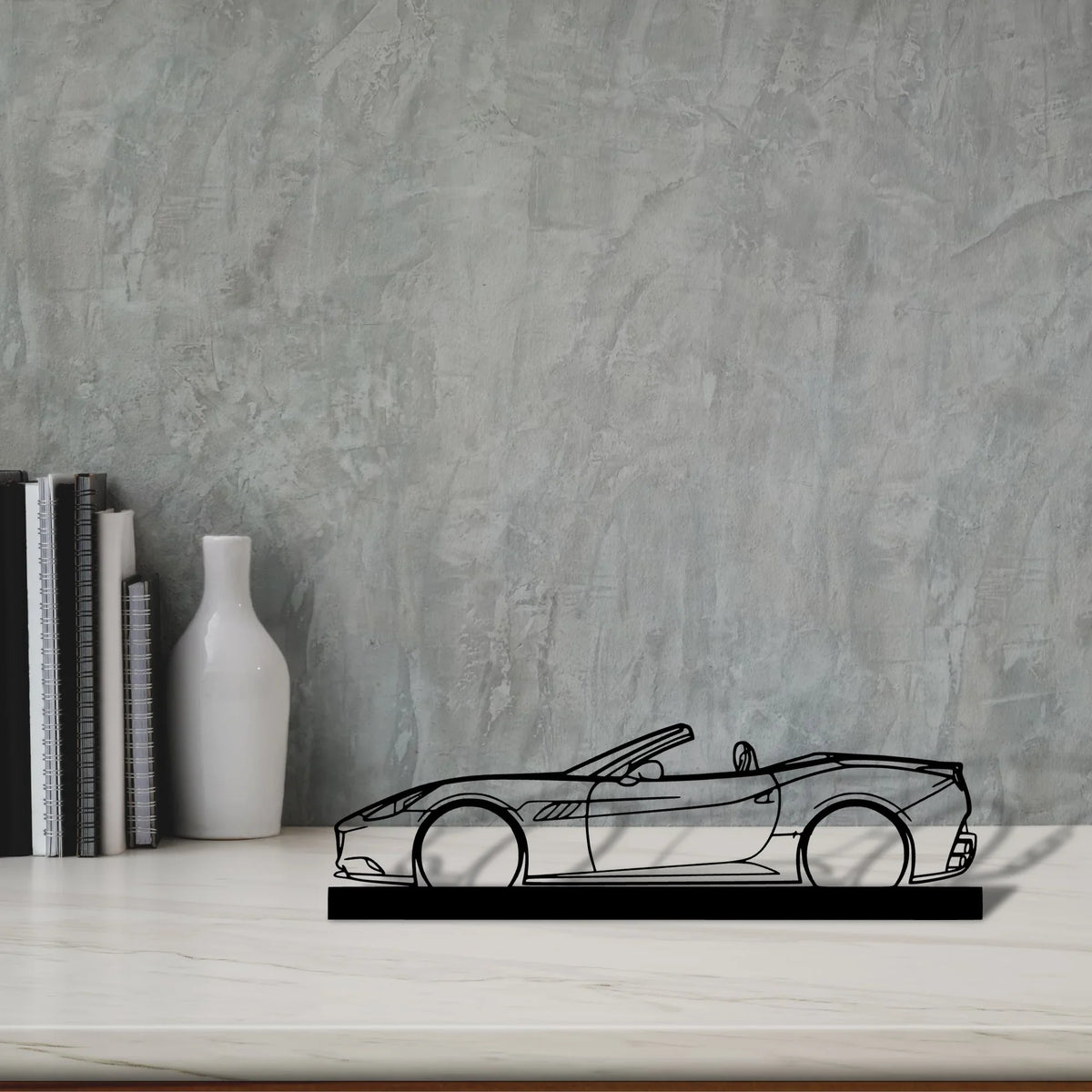 california Silhouette Metal Art Stand - Tinvibe