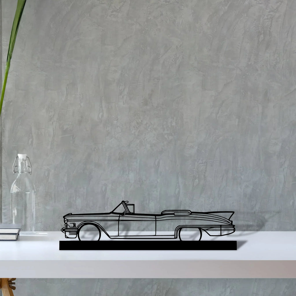 eldo-biarritz-1958-convertible Silhouette Metal Art Stand - Tinvibe