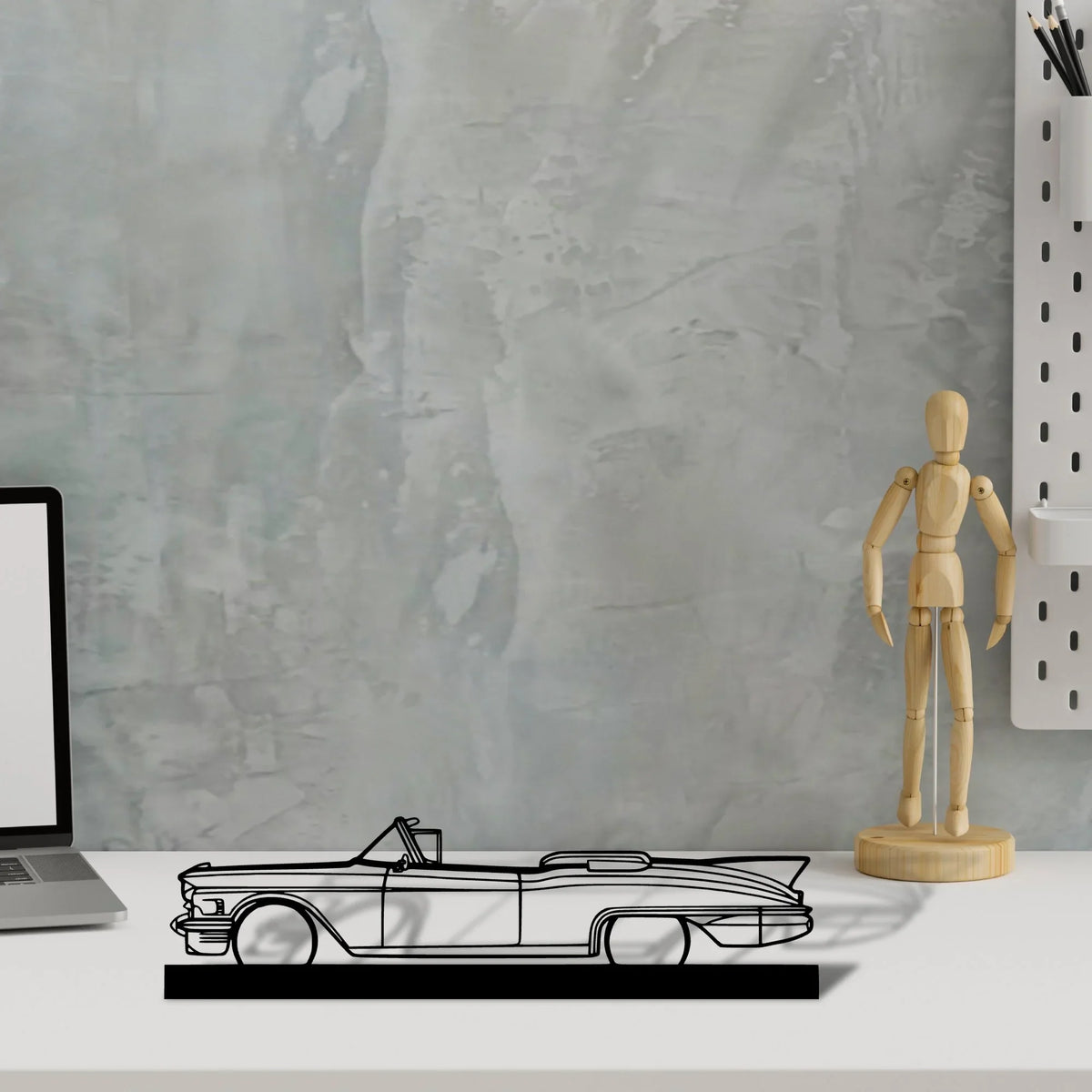 eldo-biarritz-1958-convertible Silhouette Metal Art Stand - Tinvibe