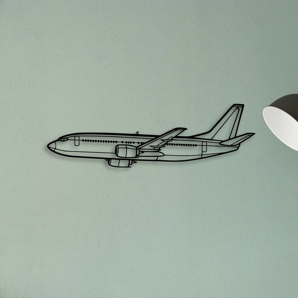 F 16D Classic Aircraft Silhouette Metal Wall Art - Tinvibe