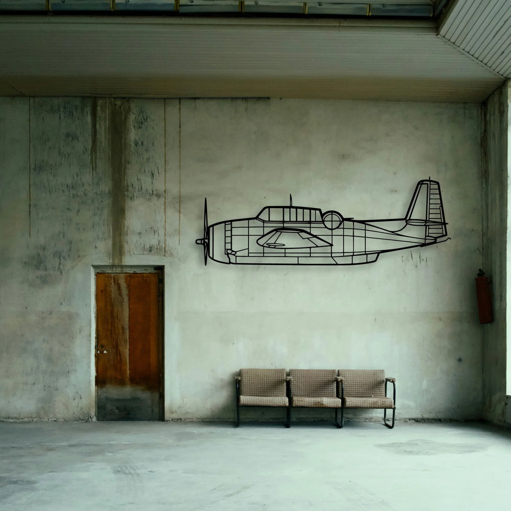 F 4C Phantom Classic Aircraft Silhouette Metal Wall Art - Tinvibe