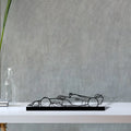 f1-2022-mercedes-2 Silhouette Metal Art Stand - Tinvibe