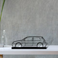 golf-4-r32 Silhouette Metal Art Stand - Tinvibe
