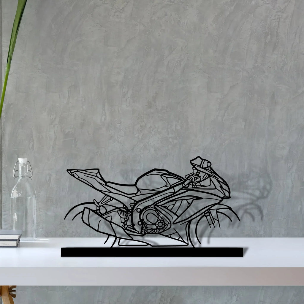 gsx-r-2 Silhouette Metal Art Stand - Tinvibe