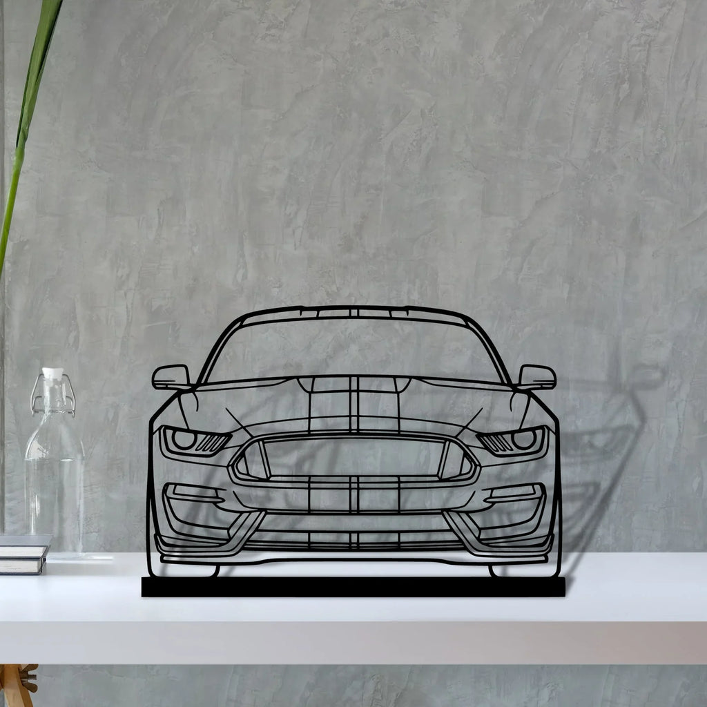 gt350 Silhouette Metal Art Stand - Tinvibe