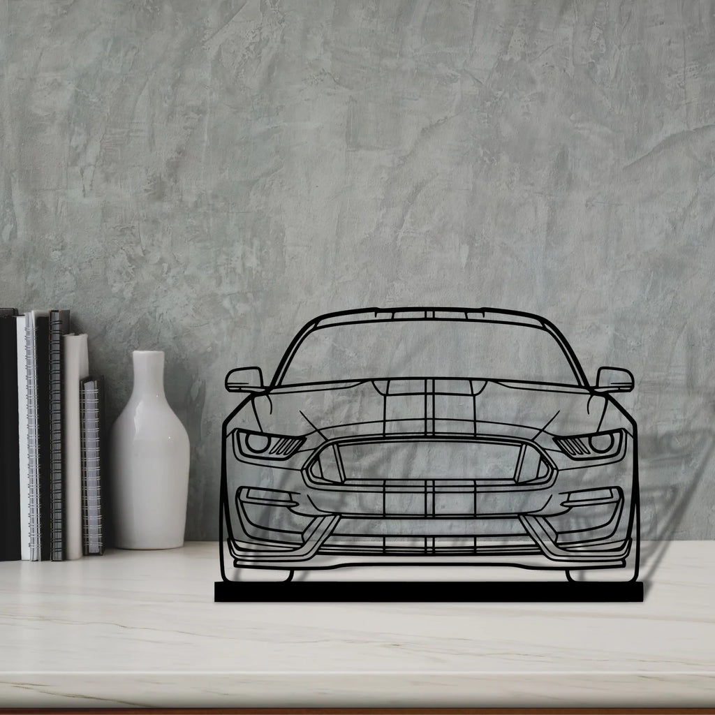 gt350 Silhouette Metal Art Stand - Tinvibe