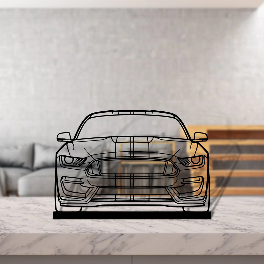 gt350 Silhouette Metal Art Stand - Tinvibe