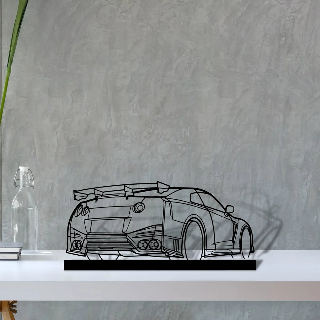 gtr-nismo Silhouette Metal Art Stand - Tinvibe