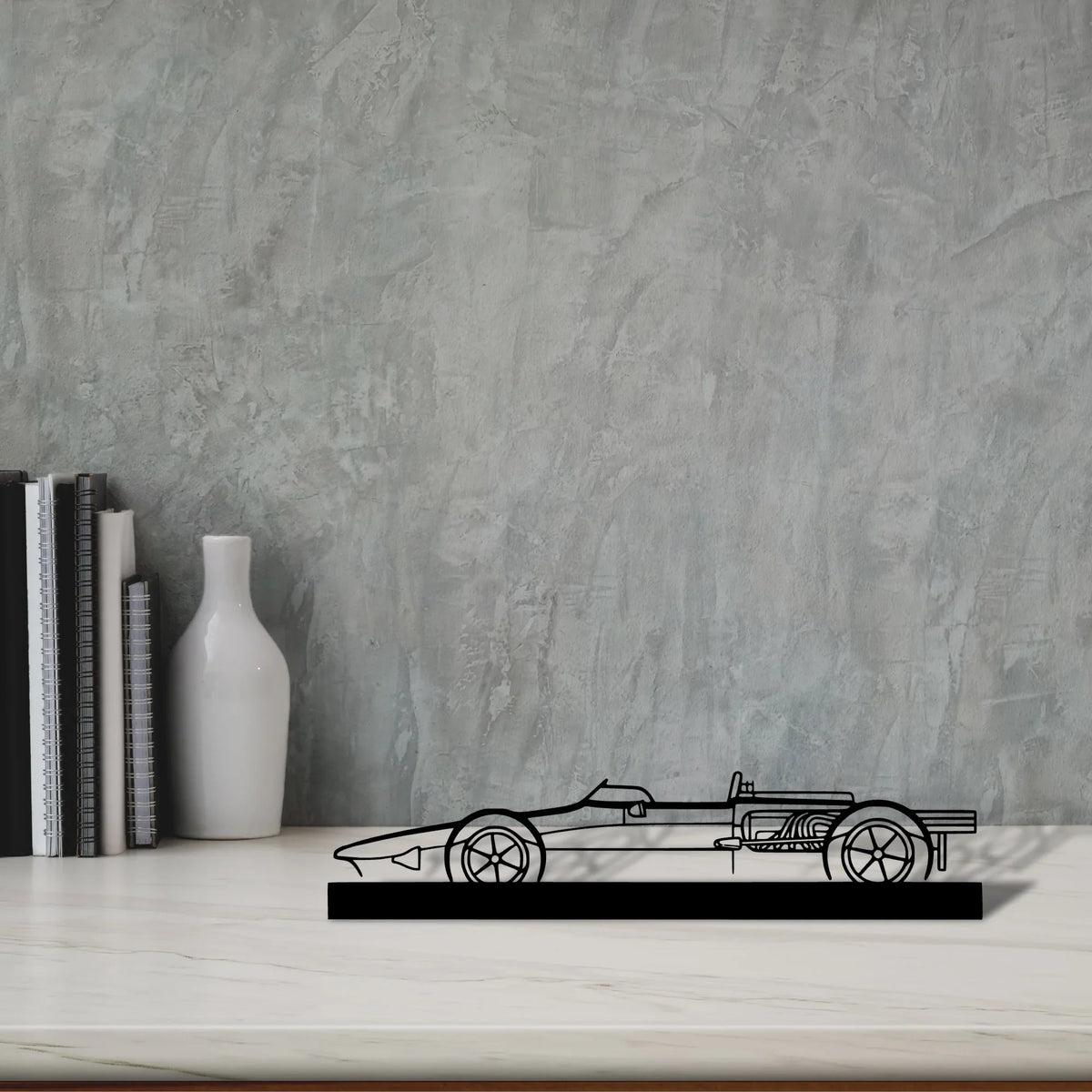 gurney-eagle-1967 Silhouette Metal Art Stand - Tinvibe