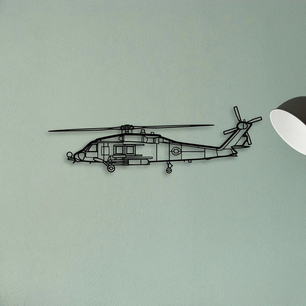 JA37 C Viggen Fighter Classic Aircraft Silhouette Metal Wall Art - Tinvibe