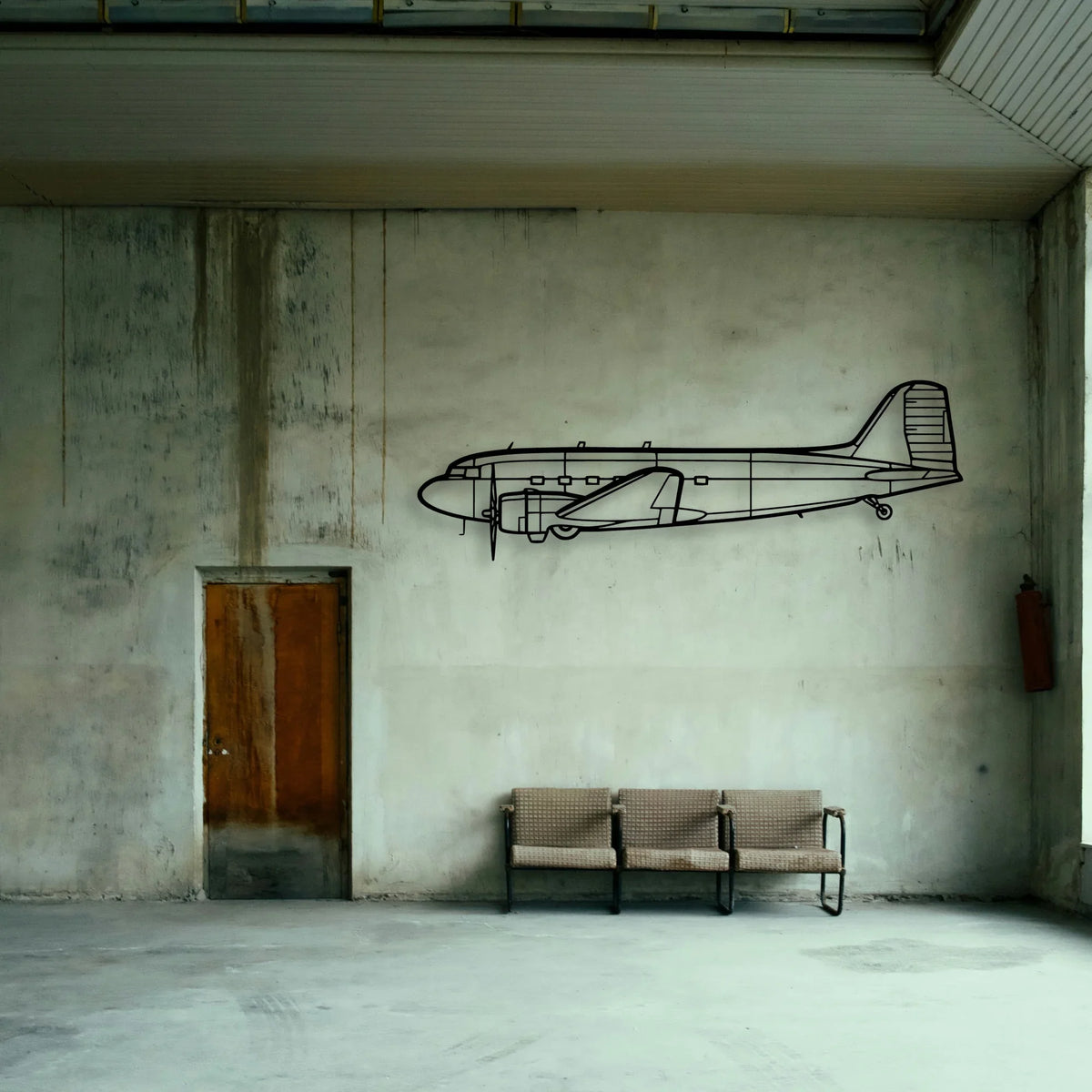 Kc 135R Stratotanker Classic Aircraft Silhouette Metal Wall Art - Tinvibe