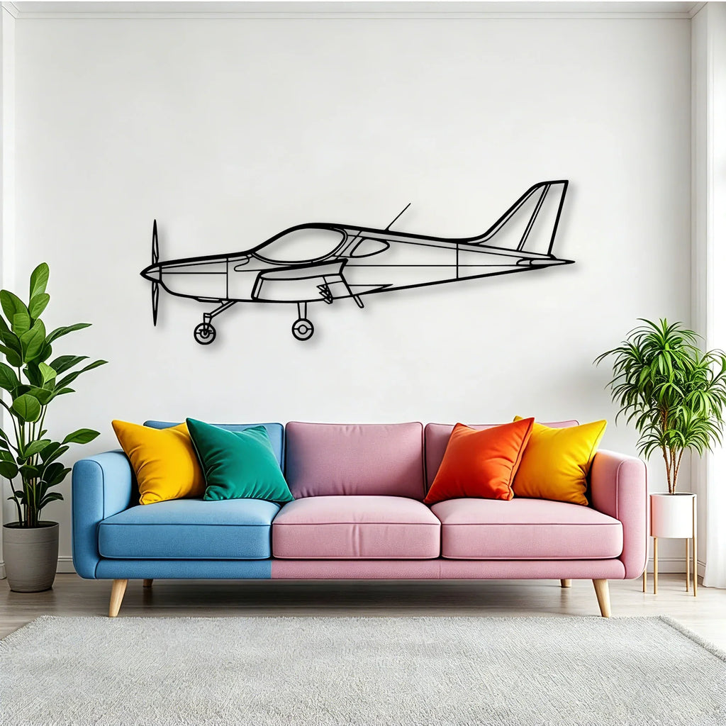 King Air C90A Classic Aircraft Silhouette Metal Wall Art - Tinvibe