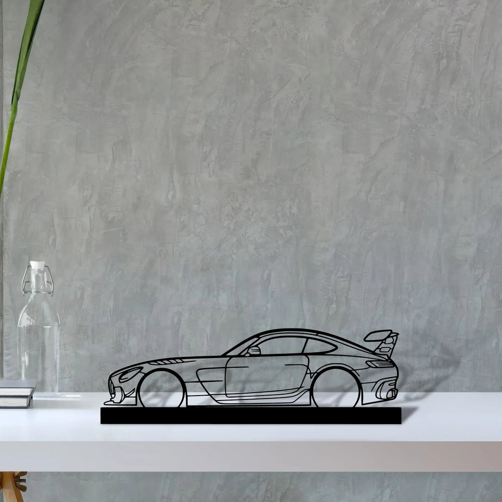 mercedes-amg-gt-black-series Silhouette Metal Art Stand - Tinvibe