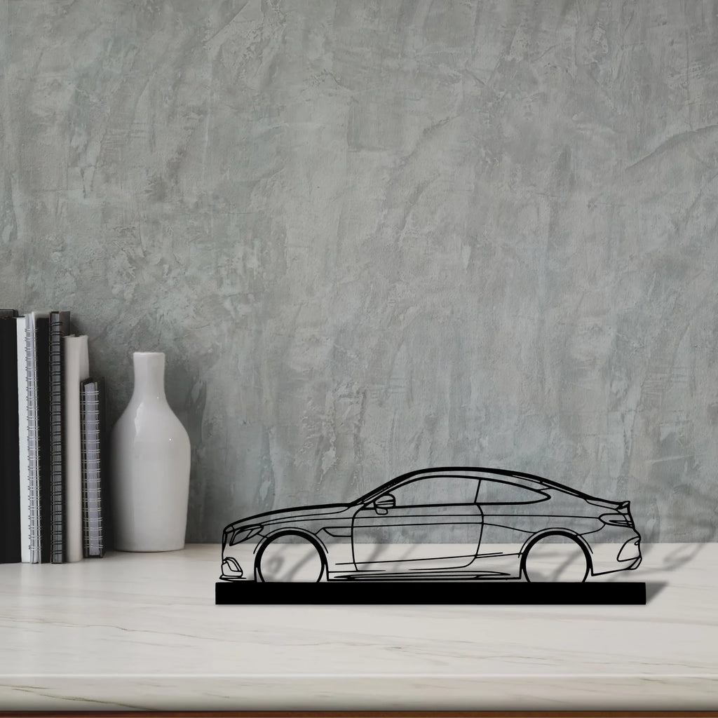 mercedes-c300-coupe Silhouette Metal Art Stand - Tinvibe