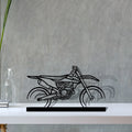 motocross Silhouette Metal Art Stand - Tinvibe