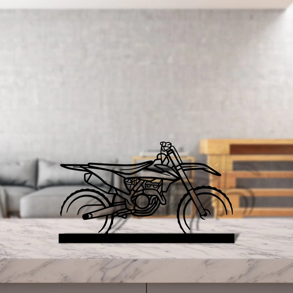 motocross Silhouette Metal Art Stand - Tinvibe