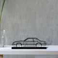 mustang-1993-notch-back Silhouette Metal Art Stand - Tinvibe