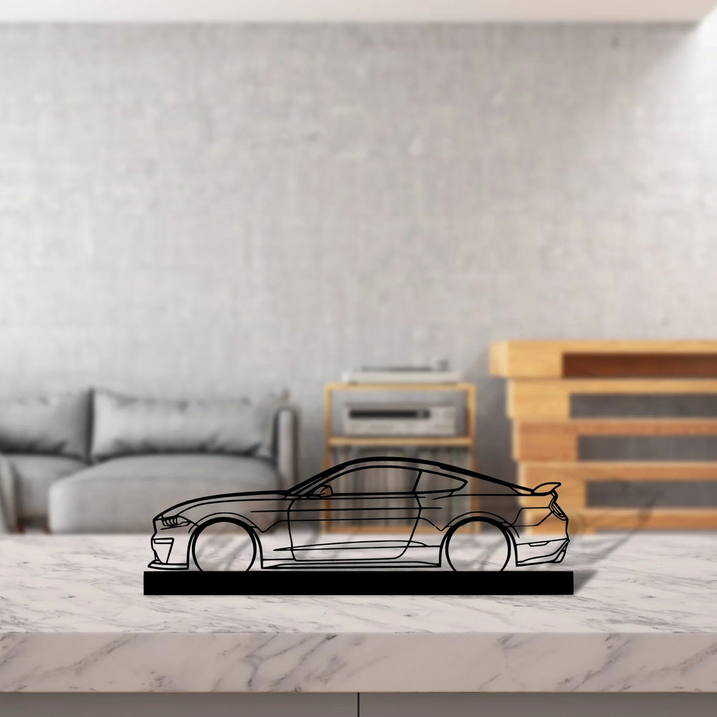 mustang-gt-s550-2 Silhouette Metal Art Stand - Tinvibe
