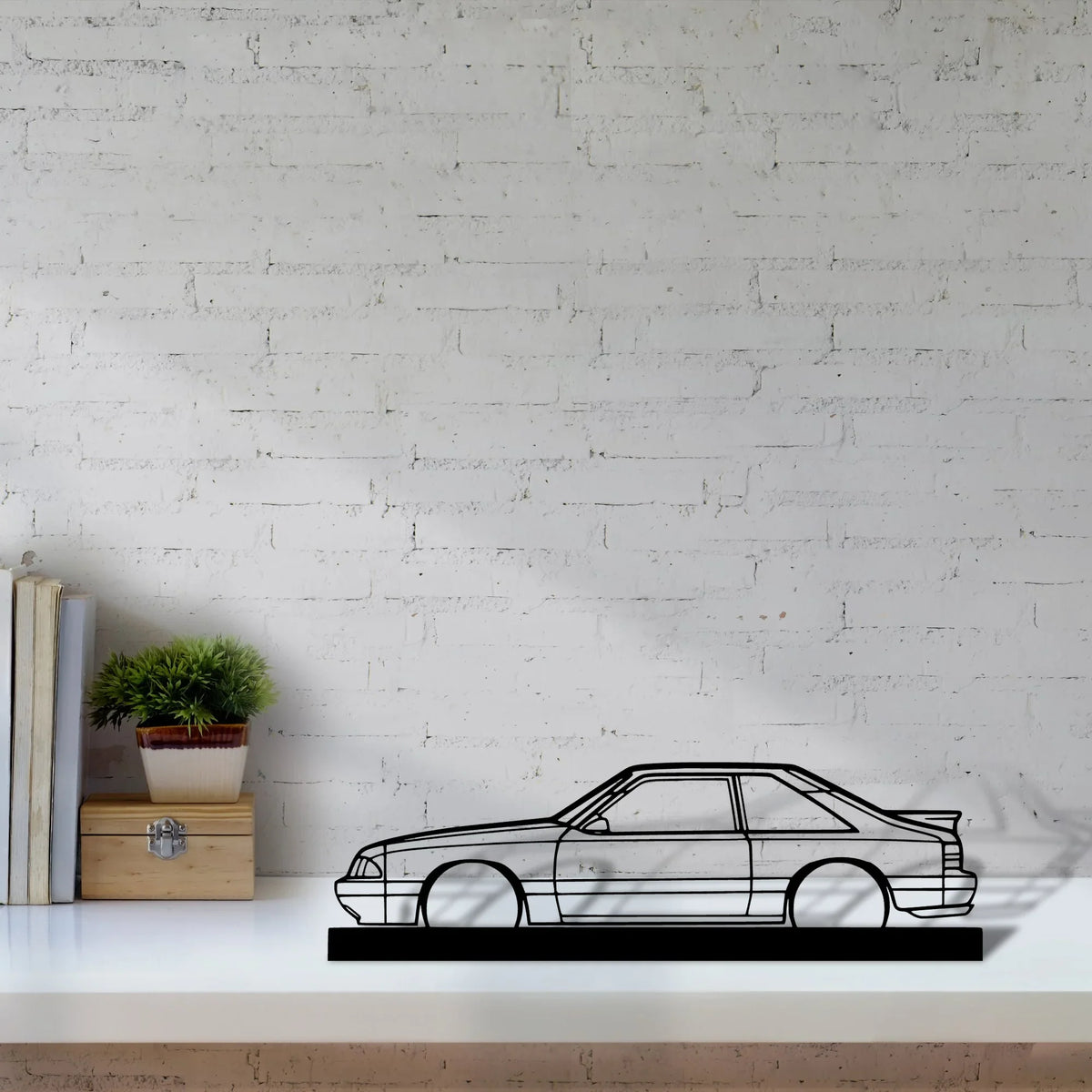 mustang-lx Silhouette Metal Art Stand - Tinvibe