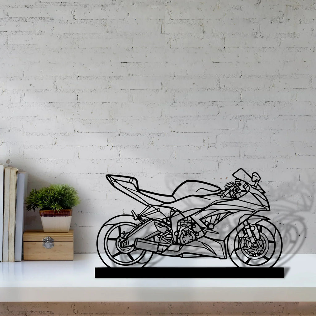 ninja-xr6-636-2016 Silhouette Metal Art Stand - Tinvibe