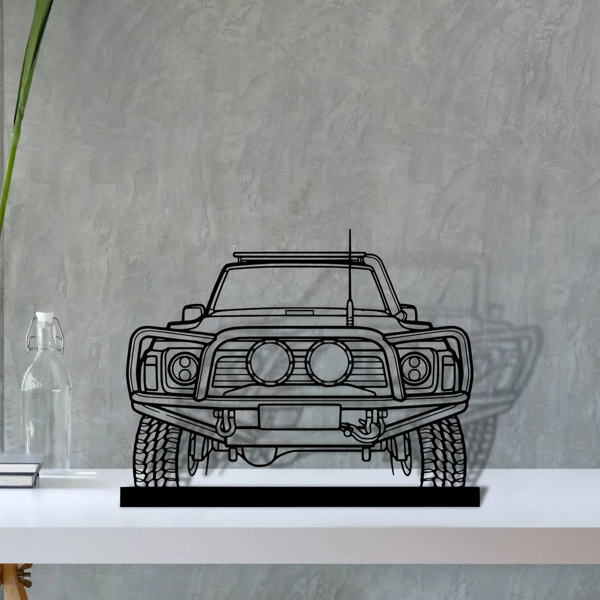 patrol-1990 Silhouette Metal Art Stand - Tinvibe