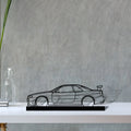 r34-gtr Silhouette Metal Art Stand - Tinvibe