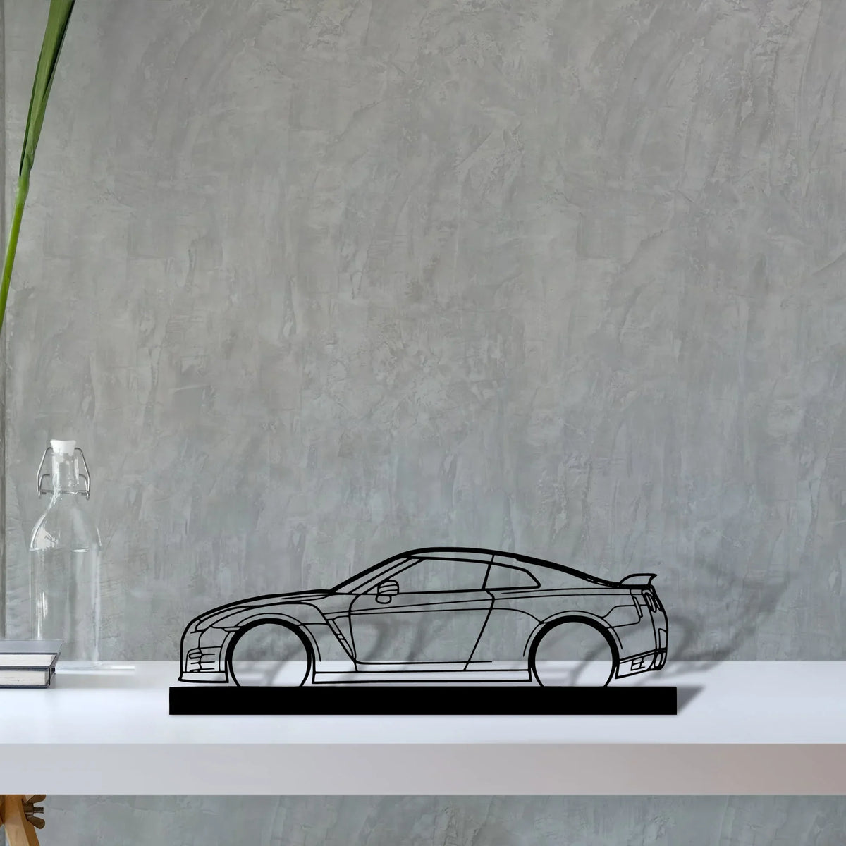 r35-gtr-2012 Silhouette Metal Art Stand - Tinvibe