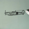 Spitfire Classic Aircraft Silhouette Metal Wall Art - Tinvibe