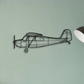 T 28 Trojan 2 Classic Aircraft Silhouette Metal Wall Art - Tinvibe