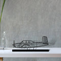 t-34a-mentor-2 Silhouette Metal Art Stand - Tinvibe