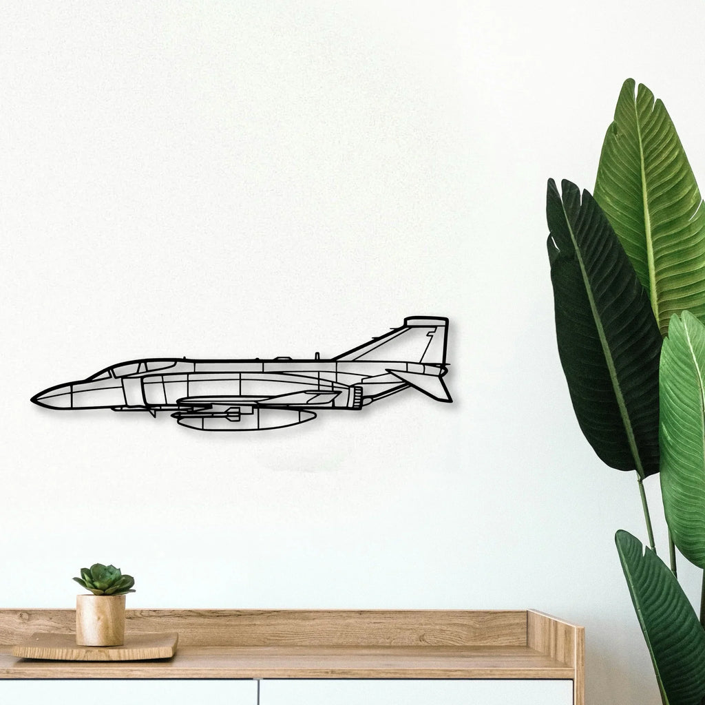 T 34A Mentor Classic Aircraft Silhouette Metal Wall Art - Tinvibe
