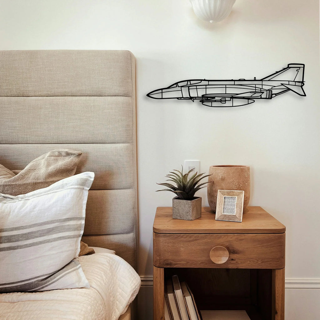 T 34A Mentor Classic Aircraft Silhouette Metal Wall Art - Tinvibe