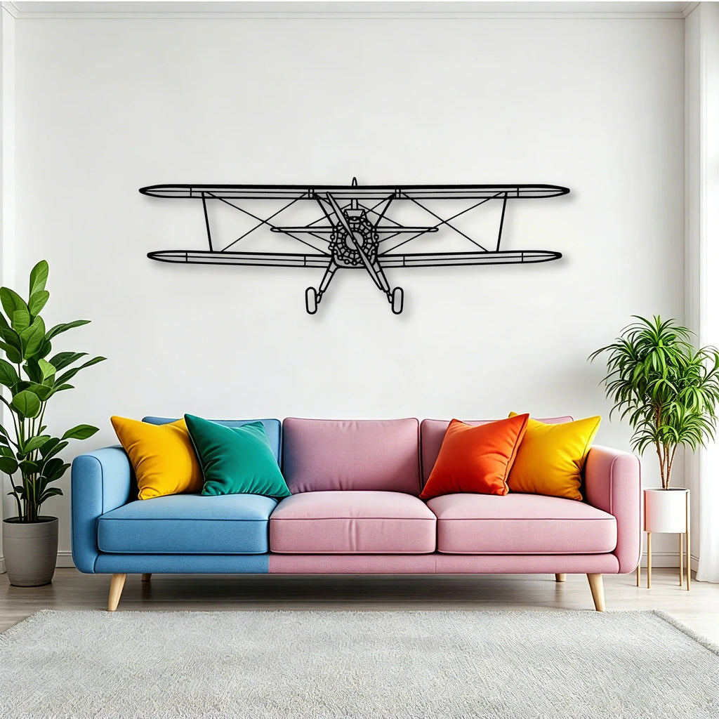 Ta 4J Skyhawk Classic Aircraft Silhouette Metal Wall Art - Tinvibe
